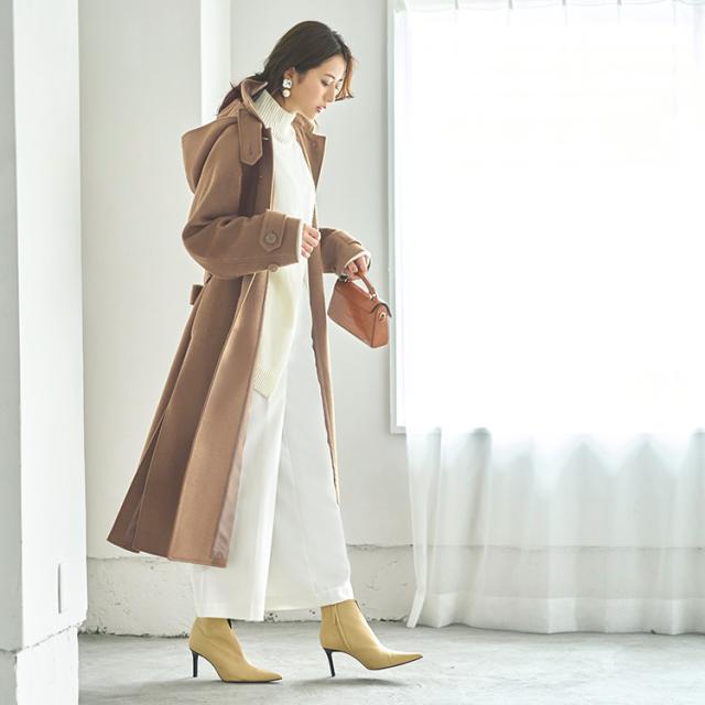 美品　MAX&Co　大きいサイズ　40　ツイード　ウール　チェスターコート 大きい胸専用】チェスターコート 通販【ニッセン】