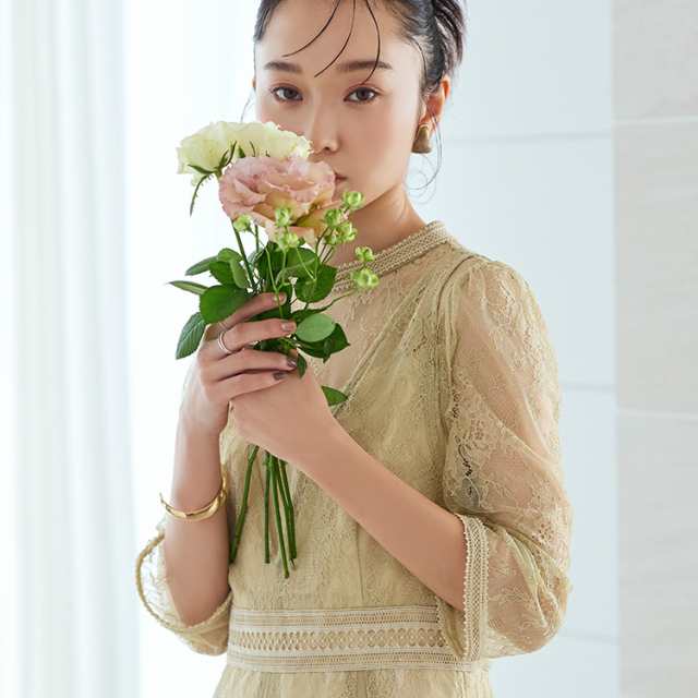 パーティードレス ワンピース お呼ばれドレス 春夏 秋冬 ドレス 二次会 上品 きれいめ 50代 40代 30代 セレモニーフォーマルドレス ミセス レディース 母親 親族 服装 レース 七分袖 長袖 袖あり ミモレ ロング丈 花柄 大きいサイズ セール SALE U1123の通販は