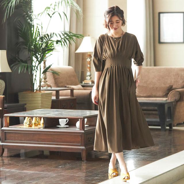 送料無料 洗える ワンピース オフィスカジュアル 通勤 50代 40代 30代 ミセス レディース 袖あり 春夏秋冬 お呼ばれ パーティードレス 結の通販はau Pay マーケット Ruirue Boutique