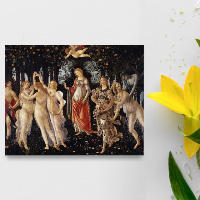 アートパネル アートボード ボッティチェリ プリマヴェーラ 53x41 B3 壁掛け 絵 インテリア 名画 絵画 おしゃれ No.03の通販は