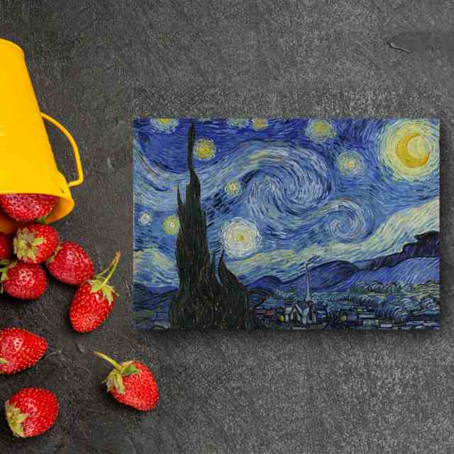 アートパネル アートボード ゴッホ 星月夜 53x41 B3 壁掛け 絵