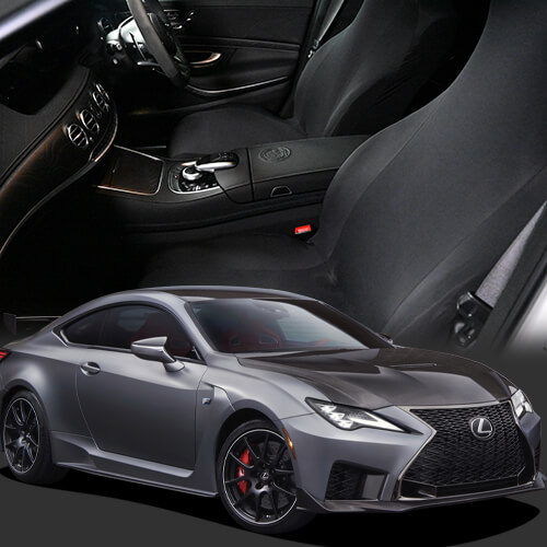 レザーシートを傷や汚れシワから守るおすすめシートカバー キックガード 純正を超えるフィット Dr.カバー レクサス LEXUS RC F Lot-NA02の通販は 8,399円