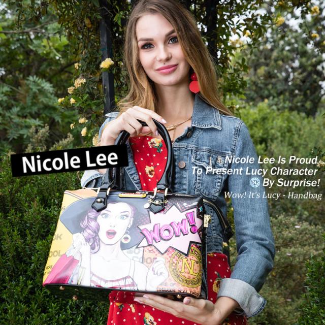 Nicole Lee ニコールリー Luci12969 Wow It Slucy レディース バッグ A4 底鋲 ハンドバッグ 黒 人気 おしゃれ ブランド バック レザー の通販はau Pay マーケット アンジェリーナ 無料修理保証付 Au Pay マーケット店