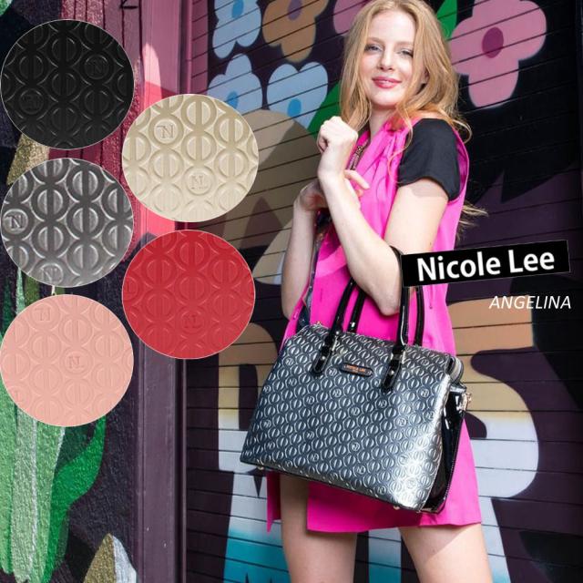 Nicole Lee ニコールリー Emb レディース モノグラム柄 ハンドバッグ ミニボストン ショルダー ビーガンレザー 仕事 バッグ ヴィーの通販はau Pay マーケット アンジェリーナ 無料修理保証付 Au Pay マーケット店