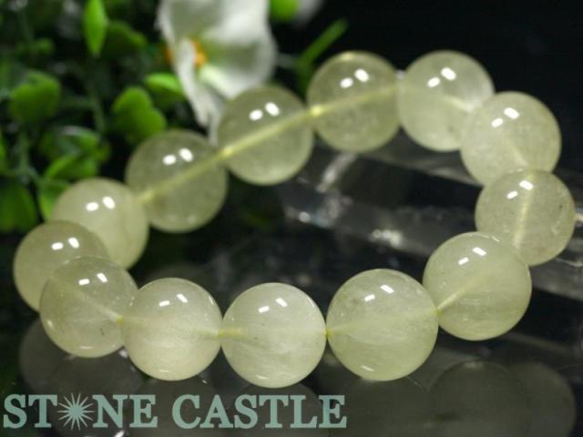 ☆高品質☆【天然石 ブレスレット】リビアングラス (5A) (約13〜13.5mm) (ケース付) パワーストーン 母の日 ギフト