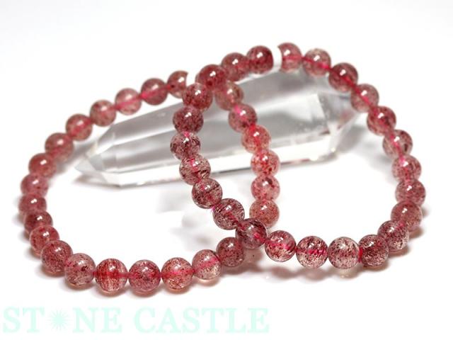 ☆高品質☆【天然石 ブレスレット】ピンクエピドート (3A) (ロシア産) (約8〜8.5mm) パワーストーン 母の日 ギフト