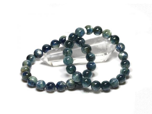 ☆高品質☆【天然石 ブレスレット】カイヤナイト (5A) (タンザニア産) (約8〜8.5mm) パワーストーン 母の日 ギフト