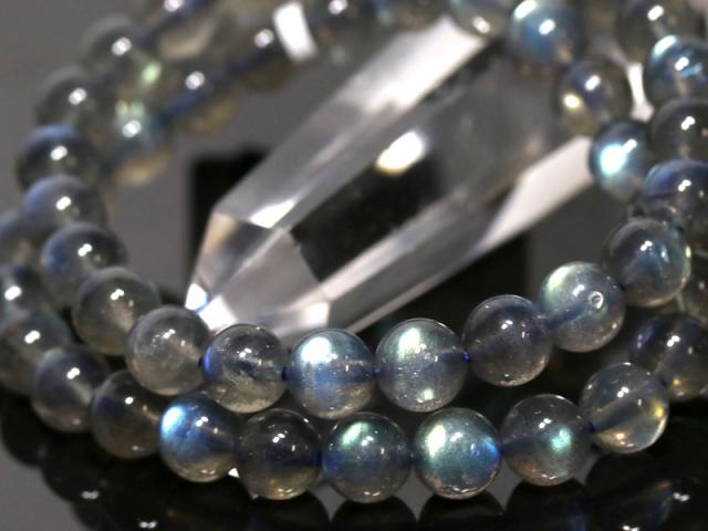 ☆高品質☆【天然石 ブレスレット】ラブラドライト (6A) (約7〜7.5mm) パワーストーン 母の日 ギフト_2