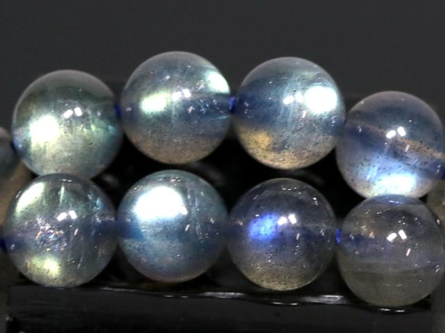 ☆高品質☆【天然石 ブレスレット】ラブラドライト (6A) (約7〜7.5mm) パワーストーン 母の日 ギフト_3
