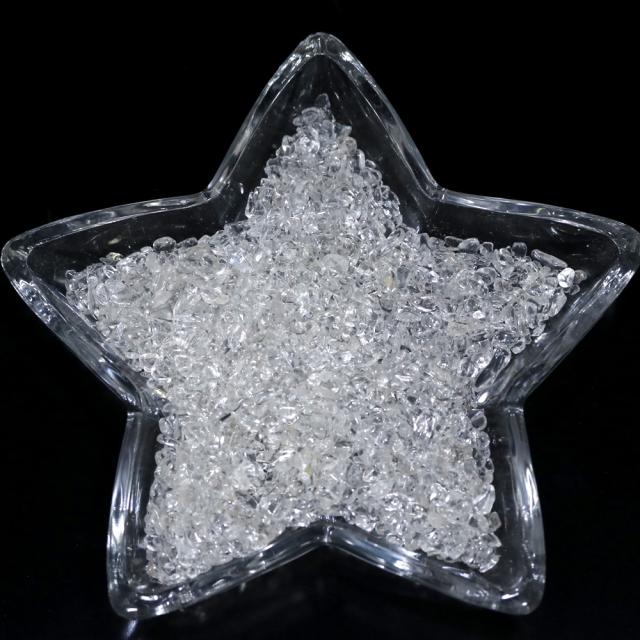 【天然石 さざれ】浄化用チップ 200g 天然水晶 (ST)