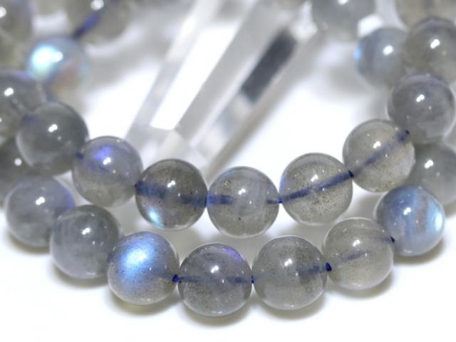 ☆高品質☆【天然石 ブレスレット】クリアラブラドライト (3A) (約11.5〜12mm) パワーストーン 母の日 ギフト_3