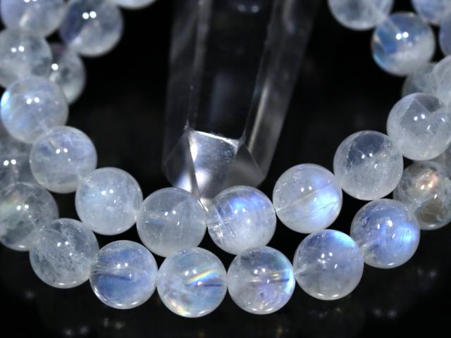 ☆高品質☆【ブレスレット】ムーンストーン (最高級) (約9.5〜10mm) (ケース付) 天然石 パワーストーン_2