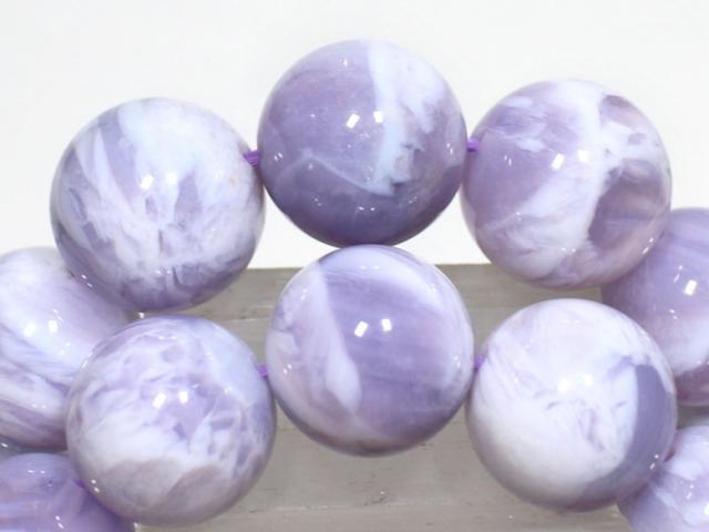 ☆高品質☆【天然石 ブレスレット】アマランティン (3A) (約12.5〜13mm)_3