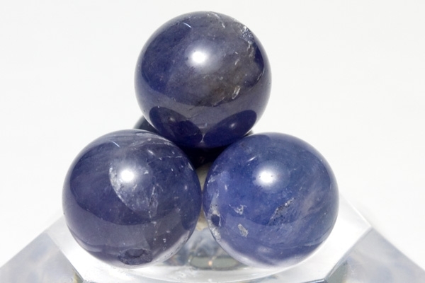 【天然石 丸ビーズ】タンザナイト(4A) 10mm [1粒売り(バラ売り)] パワーストーン