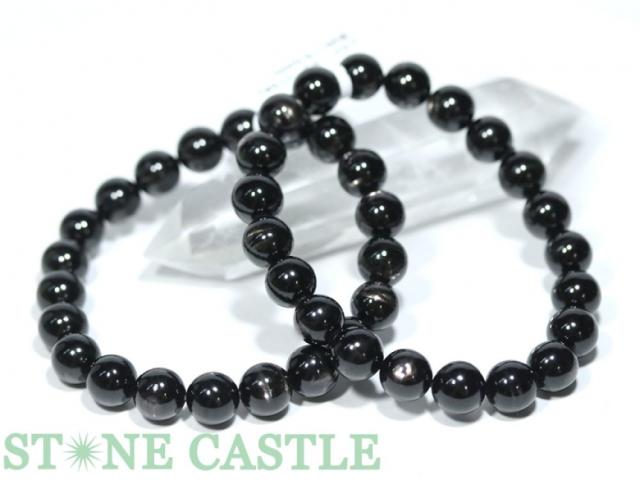 ☆高品質☆【ブレスレット】ハイパースシーン (3A) (約9.5〜10mm) 天然石 パワーストーン