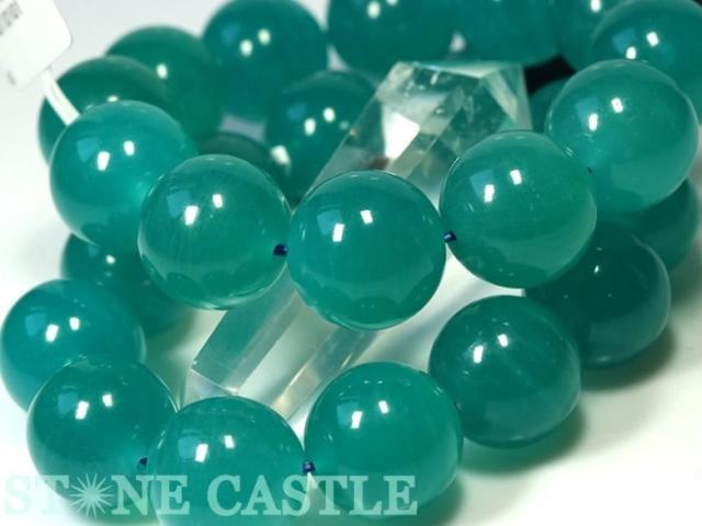 ☆高品質☆【天然石 ブレスレット】アマゾナイトシリカ (マダガスカル産) (3A) (約18mm) (ケース付)_1