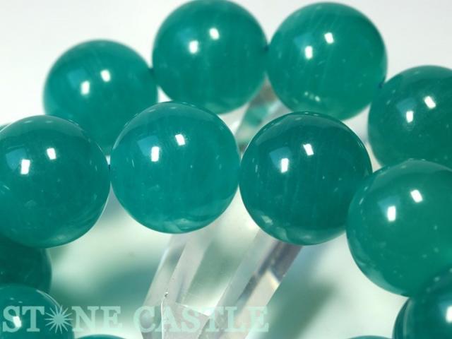 ☆高品質☆【天然石 ブレスレット】アマゾナイトシリカ (マダガスカル産) (3A) (約18mm) (ケース付)_2