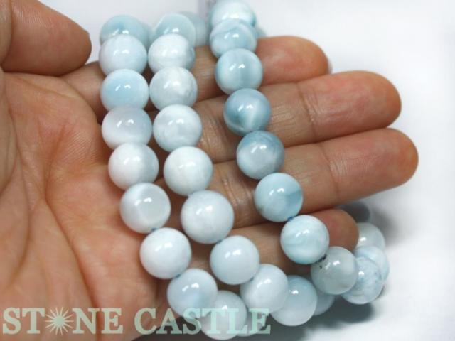 ☆高品質☆【天然石 ブレスレット】アイスラリマー (2A) (約11〜11.5mm) パワーストーン 母の日 ギフト_4