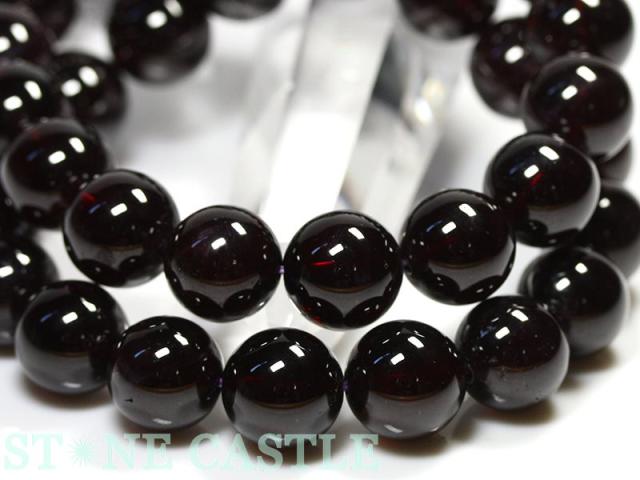 ☆高品質☆【天然石 ブレスレット】アルマンディンガーネット (3A) (約11.5〜12mm) パワーストーン 母の日 ギフト_2