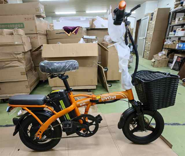 フル電動自転車 アシスト自転車 3段階調整可能 14インチ 折りたたみ 大