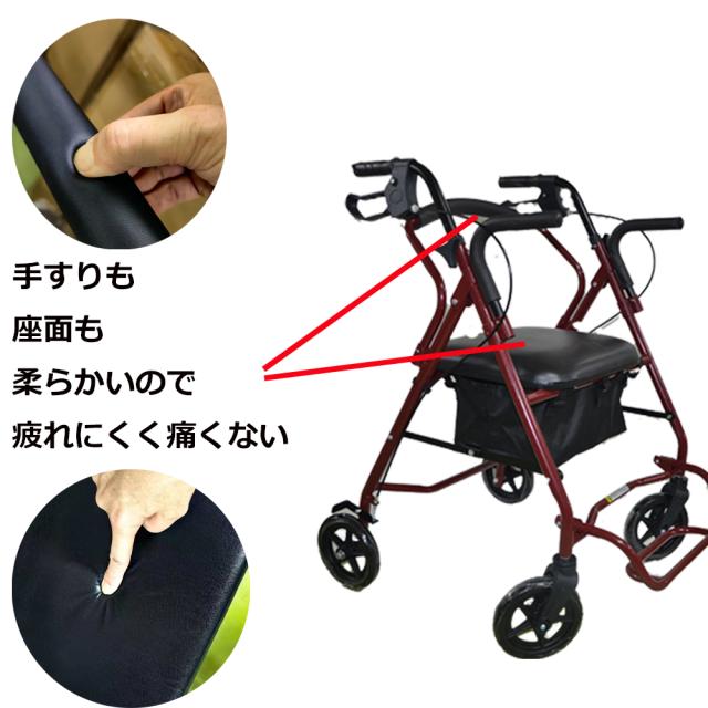 お買い得】軽量わずか、4KG 介助用車椅子 シルバーカー 折り畳み式