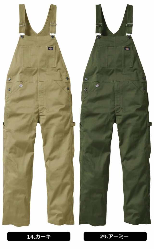 実物 ディッキーズ T Cストレッチ オーバーオール D-769 メンズ レディース Dickies オールシーズン サロペット カバーオール  ワークウェア アウトドア 作業服 作業着