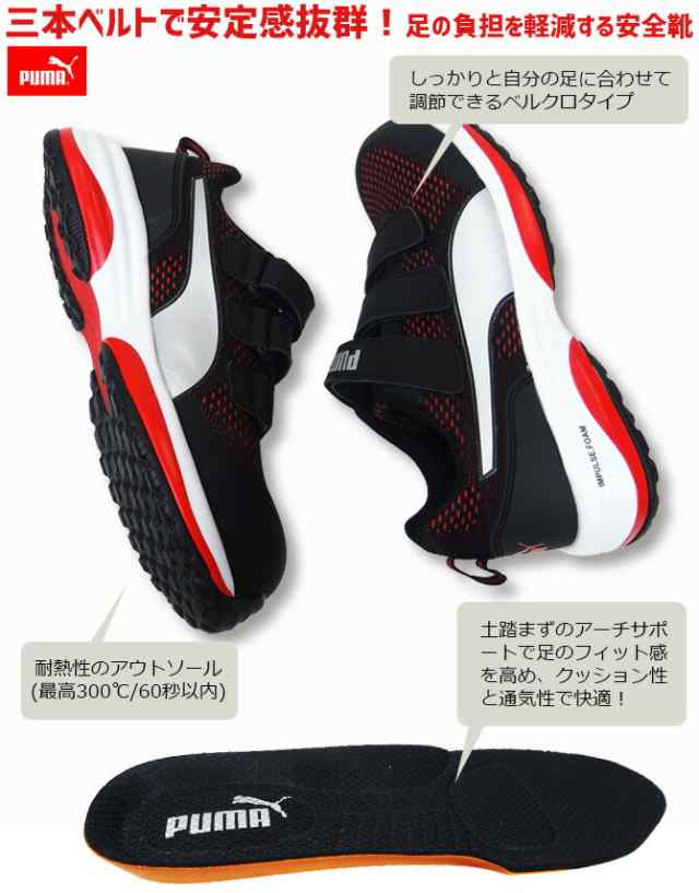 安全靴 プーマ スニーカー PUMA SPEED Low VLCR スピード ロー No.64.213.0 MotionCloud モーションクラウド  ローカット マジックテープ の通販はau PAY マーケット WorkCompany au PAY マーケット－通販サイト