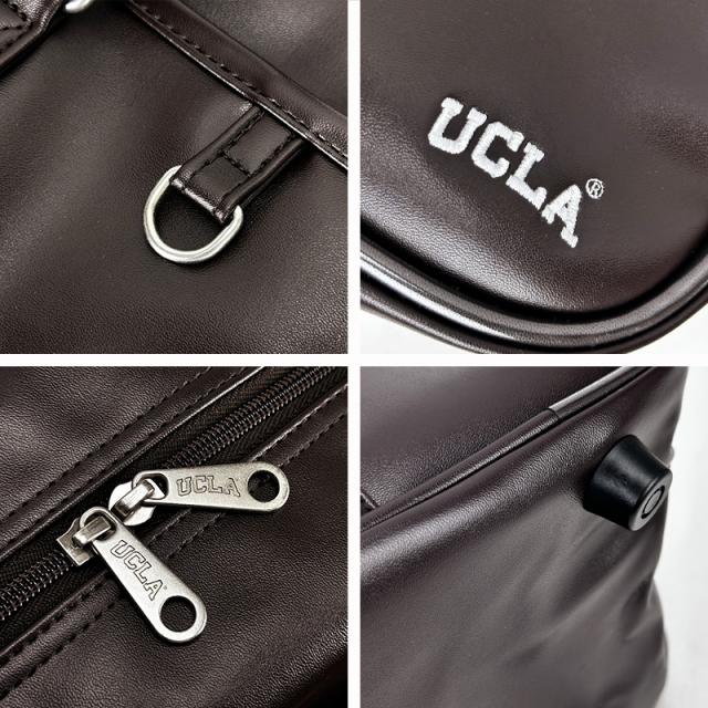 【商品レビューで+5%】UCLA ユーシーエルエー スクールバック レディース メンズ スクバ  通学 おしゃれ かわいい A4 PC チャーム付き アメカジ バッグ かばん 鞄 クマ くま スクール ボストン 学生 女子 男子 中学生 高校生 大学生 女子高生 440-210 ブランド 入学祝_7