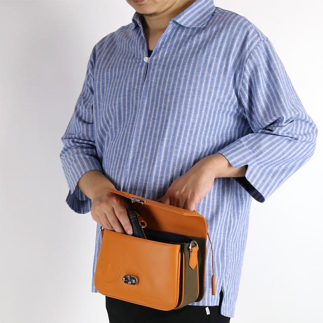 【商品レビュー記入で+5%】カステルバジャック ショルダーバッグ CASTELBAJAC Tirier2 トリエ2 斜め掛けバッグ セカンドバッグ 2WAY 075203 普段使い 旅行 ビジネス 通勤 ゴルフ 冠婚葬祭 A5 牛革 帆布 本革 レザー 革 メンズ レディース ブランド カジュアル オシャレ 人気_14