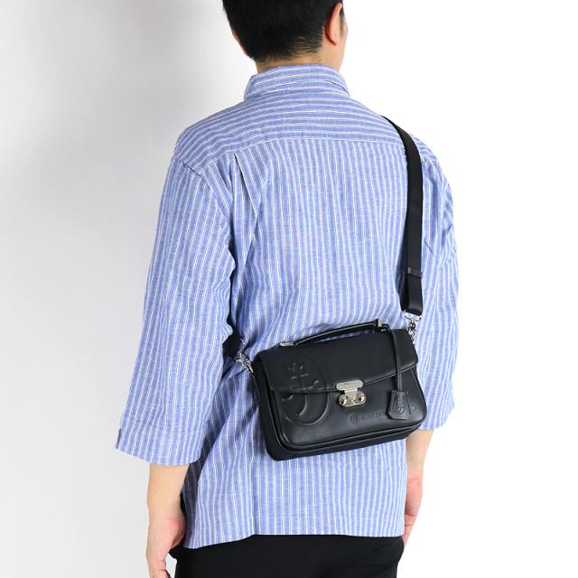 【商品レビュー記入で+5%】カステルバジャック ショルダーバッグ CASTELBAJAC Tirier2 トリエ2 斜め掛けバッグ セカンドバッグ 2WAY 075203 普段使い 旅行 ビジネス 通勤 ゴルフ 冠婚葬祭 A5 牛革 帆布 本革 レザー 革 メンズ レディース ブランド カジュアル オシャレ 人気_2