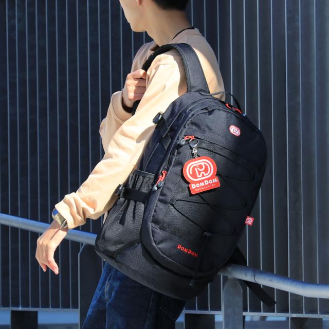 【商品レビュー記入で+5%】DOMDOM ドムドムハンバーガー リュック リュックサック デイパック バックパック 30L DM001 レディース メンズ 大容量 通学 女子 男子 おしゃれ ブランド 人気 高校生 中学生 学生 通勤 普段使い スポーツ 部活 撥水 軽量 B4 A4 ジュニア 男女兼用_13