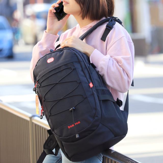 【商品レビュー記入で+5%】DOMDOM ドムドムハンバーガー リュック リュックサック デイパック バックパック 30L DM001 レディース メンズ 大容量 通学 女子 男子 おしゃれ ブランド 人気 高校生 中学生 学生 通勤 普段使い スポーツ 部活 撥水 軽量 B4 A4 ジュニア 男女兼用_14