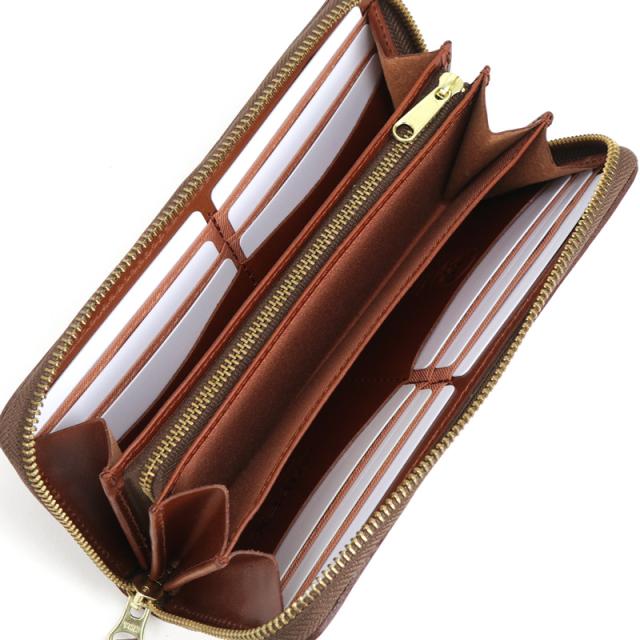 商品レビュー記入で+5%】アヴィレックス ラウンドファスナー長財布