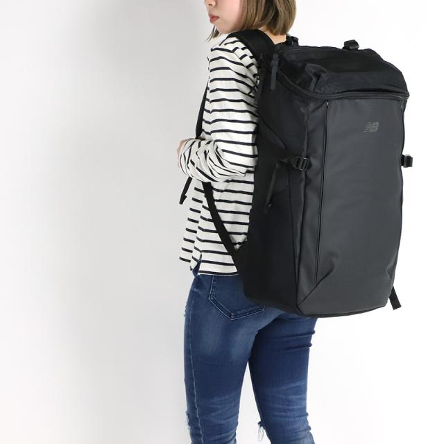 【商品レビュー記入で+5%】リュック ニューバランス new balance LAB45702 メンズ レディース スクエアリュック 大容量 リュックサック 通学 バッグ 男子 女子 おしゃれ 大人 ブランド ノートPC 撥水コーティング スクールリュック 通勤 35L A4 B4 高校生 大学生