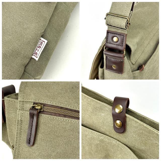 【商品レビュー記入で+5%】はんぷこうぼう ショルダーバッグ 帆布工房 VINTAGEII HANPUKOUBOU 10号帆布 かぶせショルダー フラップショルダーバッグ A4 男女兼用 横型 斜め掛け 肩掛け お出かけ 旅行 バッグ 鞄 アウトドア 普段使い 通勤 レディース メンズ 帆布 綿 3X97_5