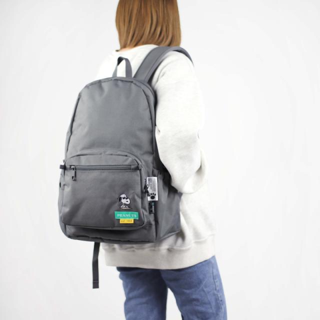 【商品レビューで+5%】 ピーナッツ PEANUTS  スマートデイパック リュックサック デイパック バックパック 20L 女子 女の子 学生 高校生 大学生 高学年 女子高生 A4 B4 ペットボトル 大容量 刺繍 撥水 通学 軽量 スヌーピー キャラクター 人気 SPZ6_10