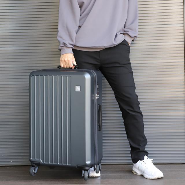 【商品レビューで+5%】フリクエンター スーツケース キャリーケース FREQUENTER LIEVE リエーヴェ 52L 大容量 Mサイズ 1-252 静穏性 軽量 4輪 海外 旅行 人気 出張 ビジネス トラベル TSAロック 4泊 5泊 メンズ レディース ダイヤルロック 静音_13