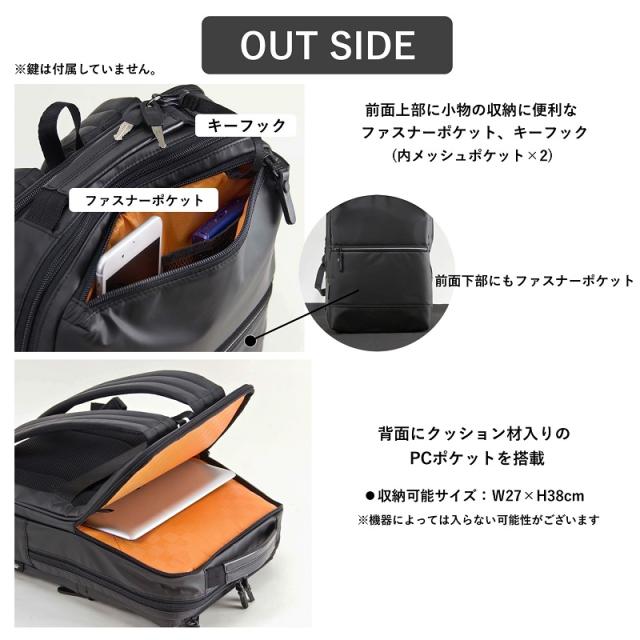 【商品レビューで+5%】ネオプロ リュック NEOPRO Commute Light メンズ ビジネスリュック ビジネスバッグ A4 仕事 通勤 通学 PC タブレット ビジネス ビジカジ 男性 紳士 キャリーオン 普段使い タウン バックパック デイパック 防滴 多機能 出張 2-874 コミュートライト_2