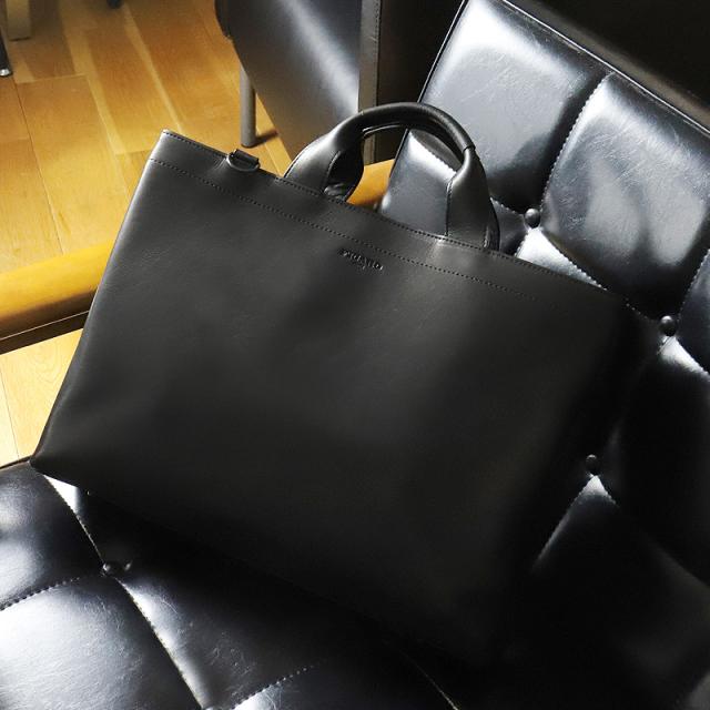 【商品レビューで+5%】フィガロ バッグ ビジネスバッグ メンズ ブランド FIGARO ビス 17104 ブリーフケース トートバッグ ビジネストート 2WAY ショルダーバッグ B4 A4 三方開き 牛革 本革 レザー 革 軽量 普段使い 通勤 ビジネス 出張 旅行 大容量 日本製 ビジカジ 人気_15