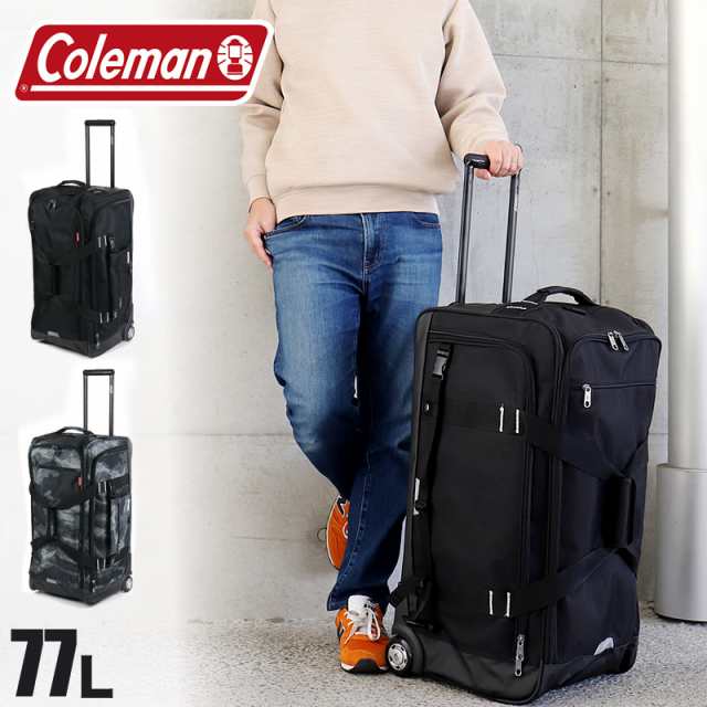 【商品レビュー記入で+5%】コールマン ボストンキャリー ボストンバッグ Coleman 旅行バッグ 14-10 77L 4泊 5泊 大容量  キャリーバッグ ｜au PAY マーケット