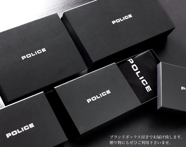 商品レビュー記入で+5%】ポリス 財布 二つ折り メンズ POLICE さいふ