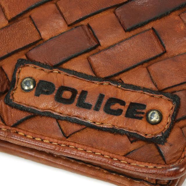 商品レビュー記入で+5%】POLICE(ポリス) MESH(メッシュ) 二つ折り財布