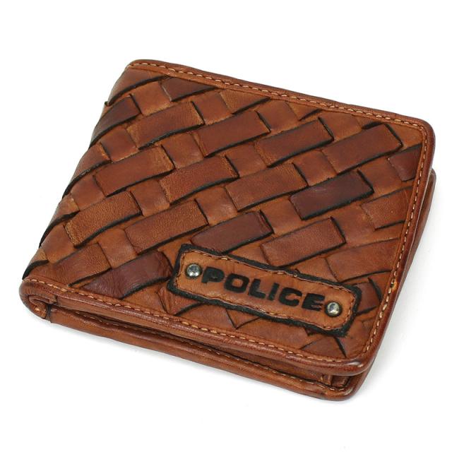 商品レビュー記入で+5%】POLICE(ポリス) MESH(メッシュ) 二つ折り財布
