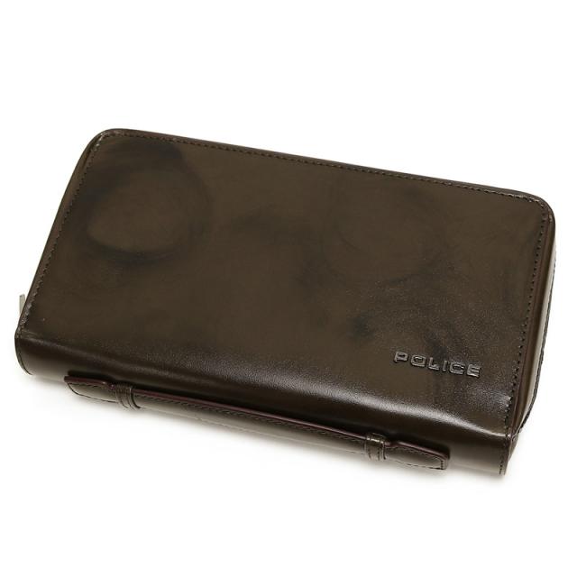 【商品レビュー記入で+5%】POLICE(ポリス) SPAZZOLA(スパッツォラ) ラウンドファスナー長財布 小銭入れあり クラッチバッグ セカンドバッグ 牛革 革小物 PA-70505 メンズ 送料無料_12