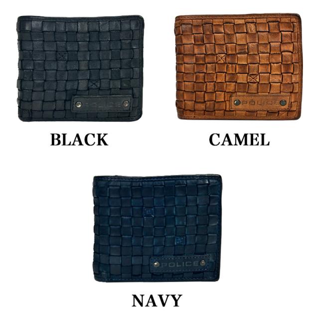 商品レビュー記入で+5%】ポリス POLICE MESHII メッシュツー 二つ折り