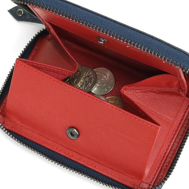 商品レビュー記入で+5%】ポリス 二つ折り財布 小銭入れあり POLICE