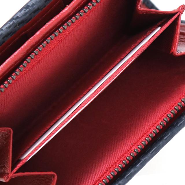 商品レビュー記入で+5%】ポリス ミドルウォレット 二つ折り財布 小銭