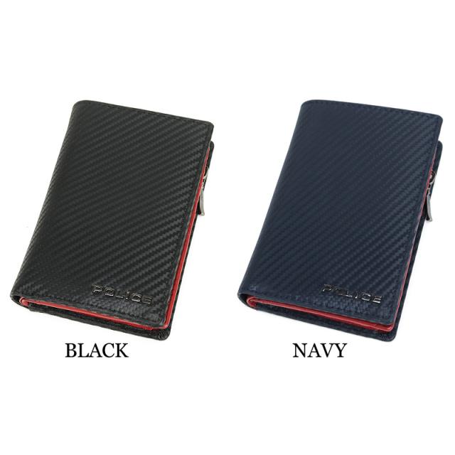 商品レビュー記入で+5%】ポリス ミドルウォレット 二つ折り財布 小銭