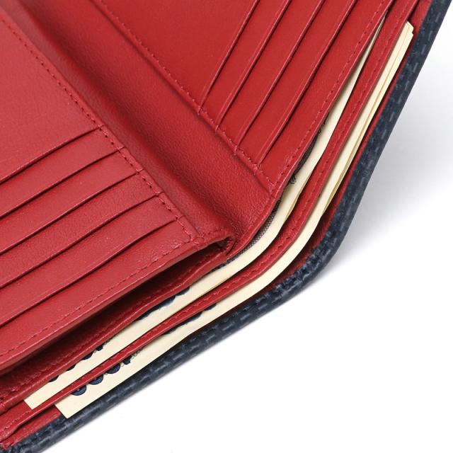 商品レビュー記入で+5%】ポリス ミドルウォレット 二つ折り財布 小銭