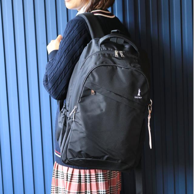 【商品レビュー記入で+5%】イーストボーイ EASTBOY リュック レディース リュックサック 大容量  EBA28 通学 女子 レディース おしゃれ 女子 小学生 中学生 高校生 可愛い A4 B4 28L 無地 撥水 レインカバー デイパック スクールリュック 学校 無地 シンプル 人気_11